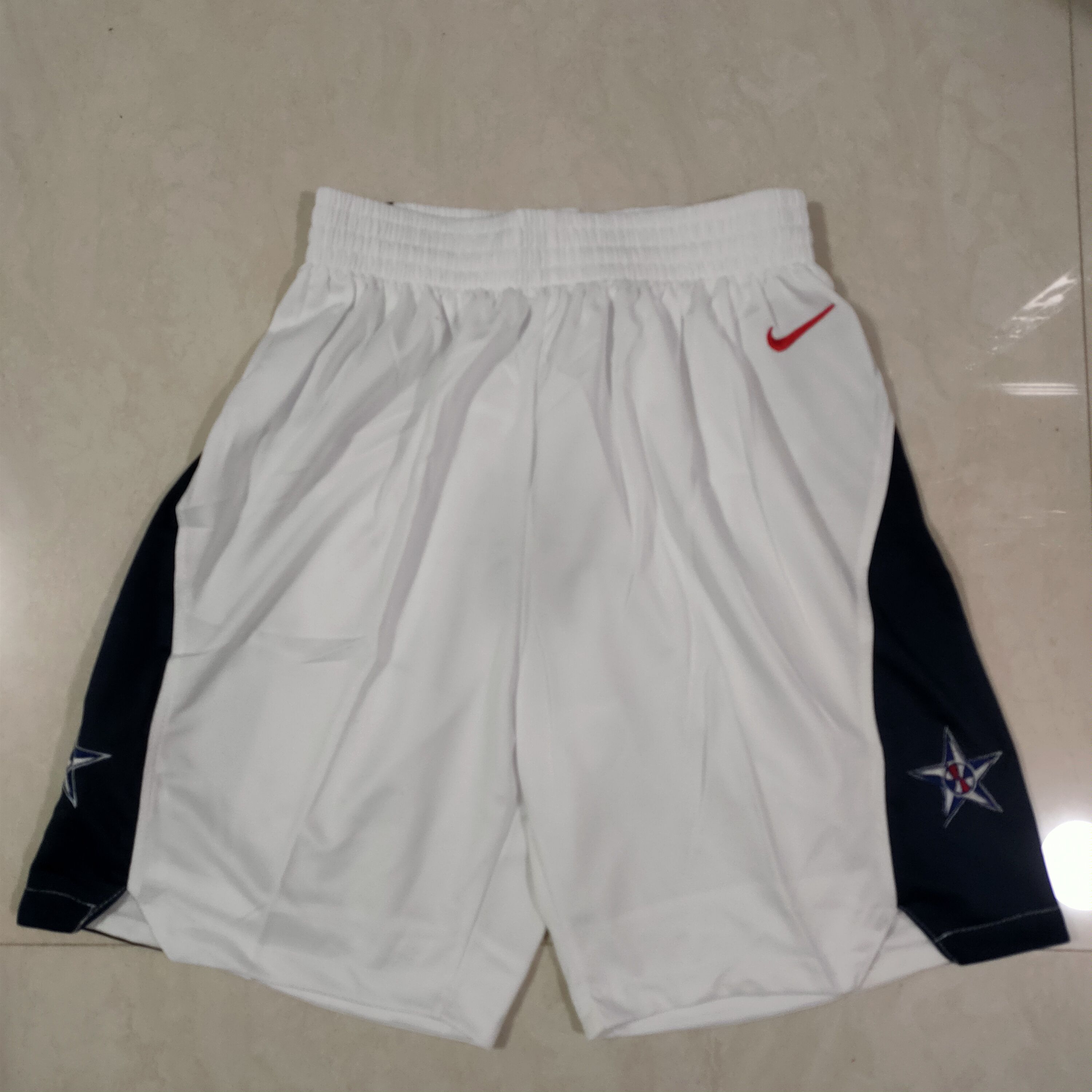 Men NBA Dream ten White Shorts 0416->more jerseys->NBA Jersey